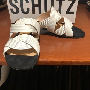 Brand new Schutz leather sandals